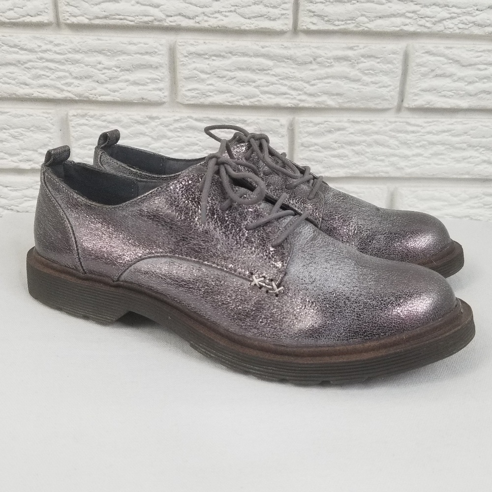 Coolway Claire Oxford Shoes 10.5 Metallic Silver